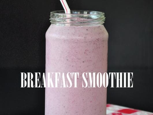 4-Ingredient Breakfast Smoothie