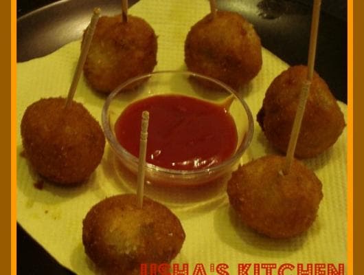 American corn cheese balls . . .