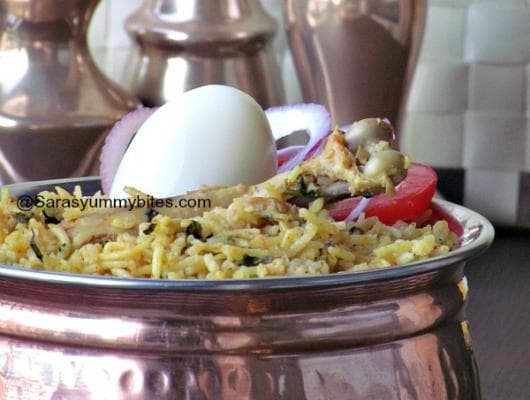 Anjappar Style Chicken Briyani