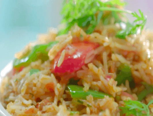 How to make Schezwan Tawa Pulao